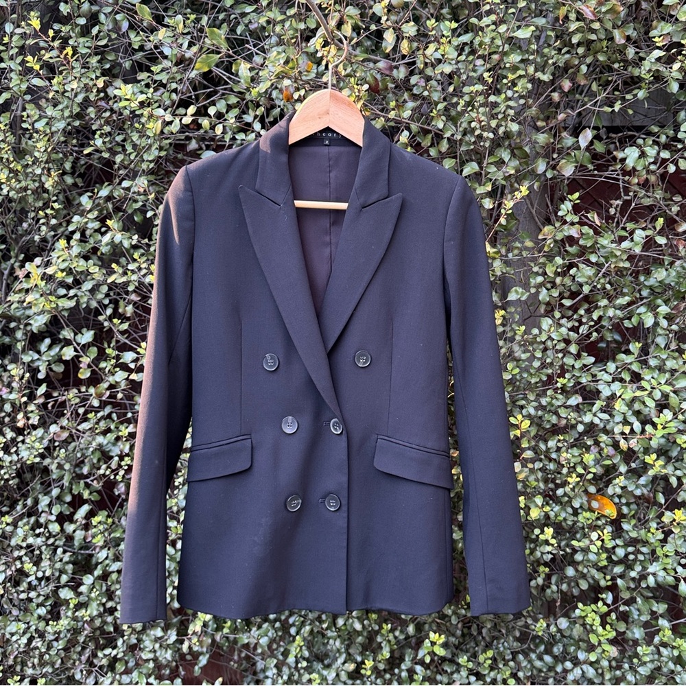 Theory Back Double-Breasted Women's Blazer